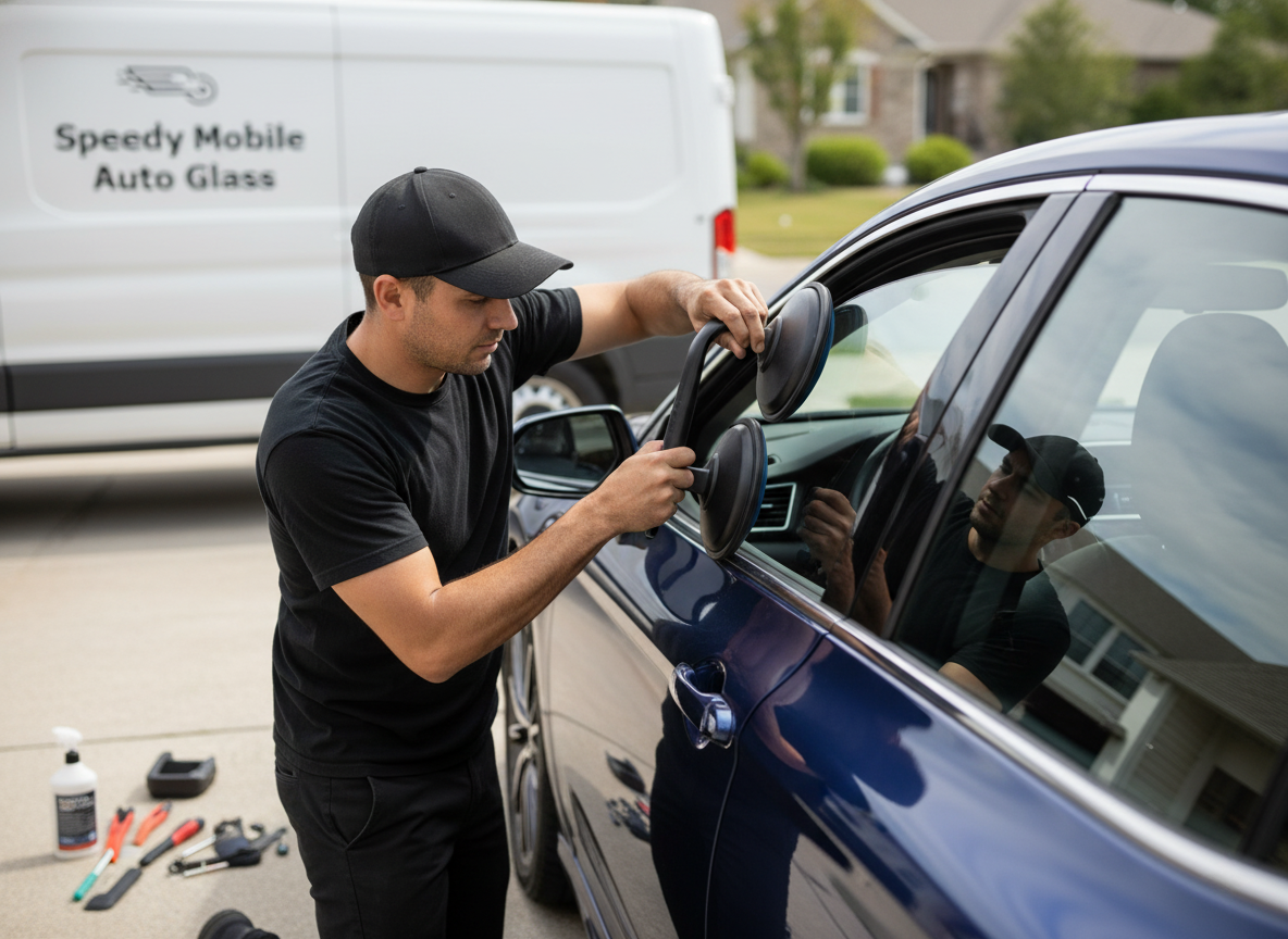 Vent glass replacement