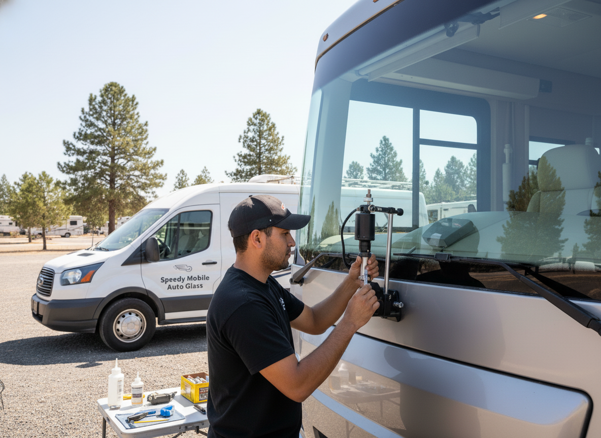 RV windshield replacement
