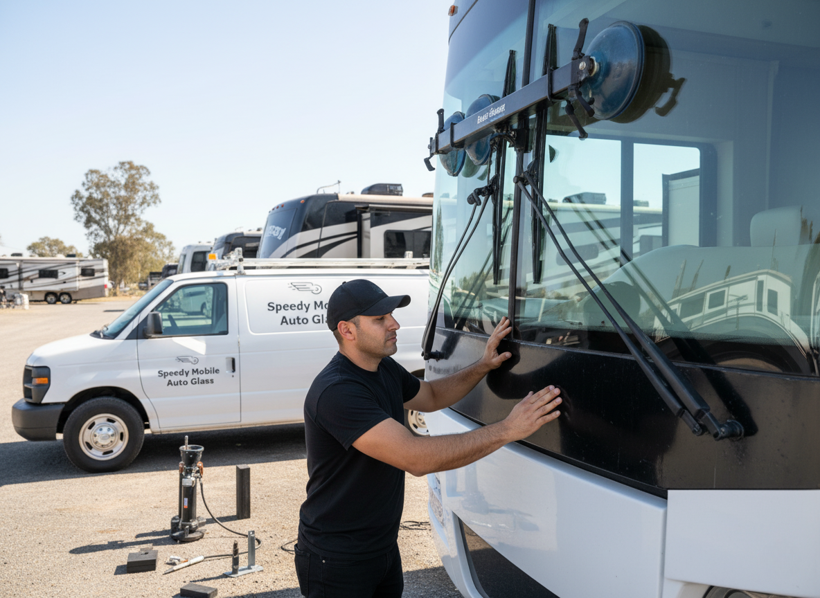 RV windshield replacement