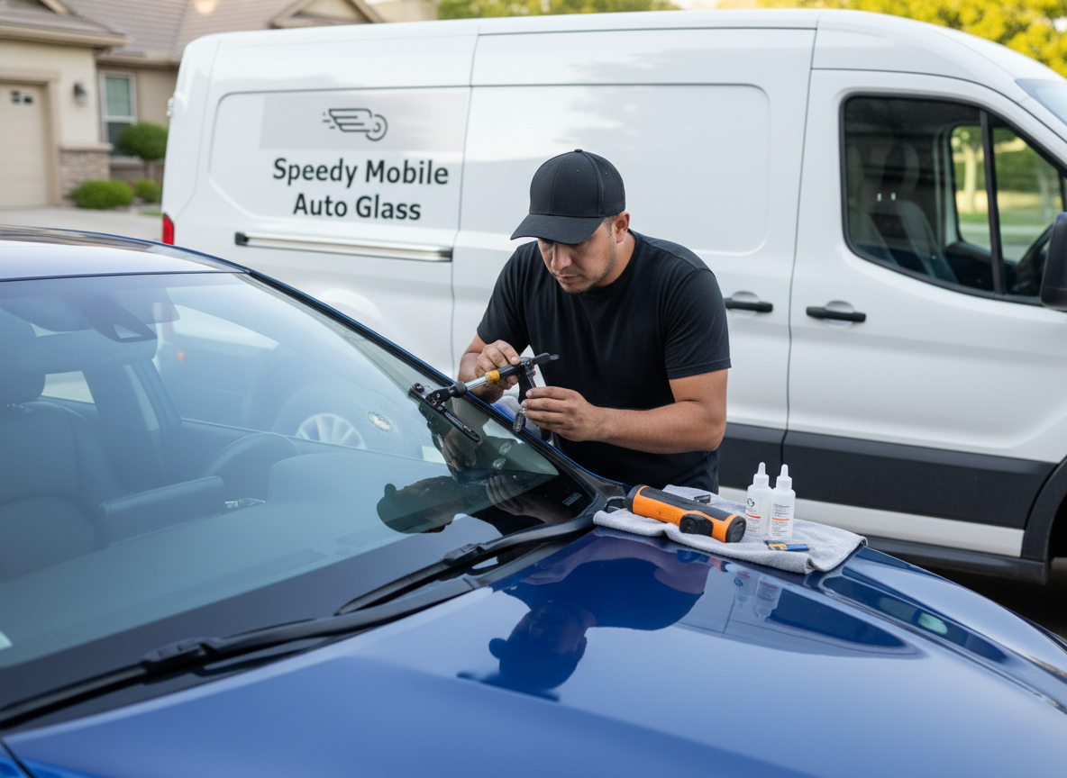 Windshield bullseye repair