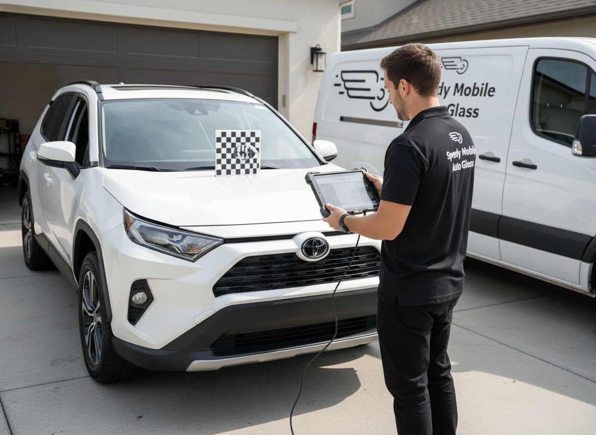 Windshield camera calibration