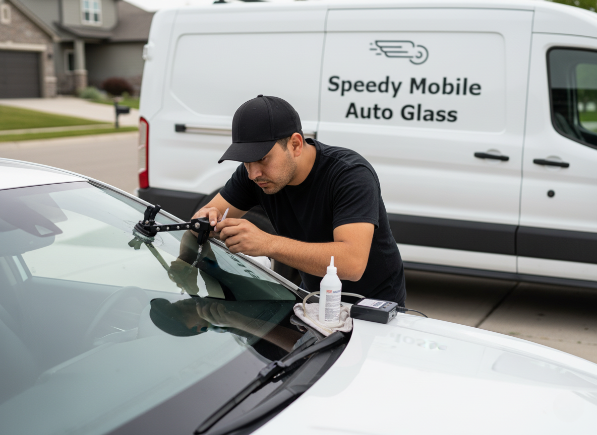 Windshield chip repair