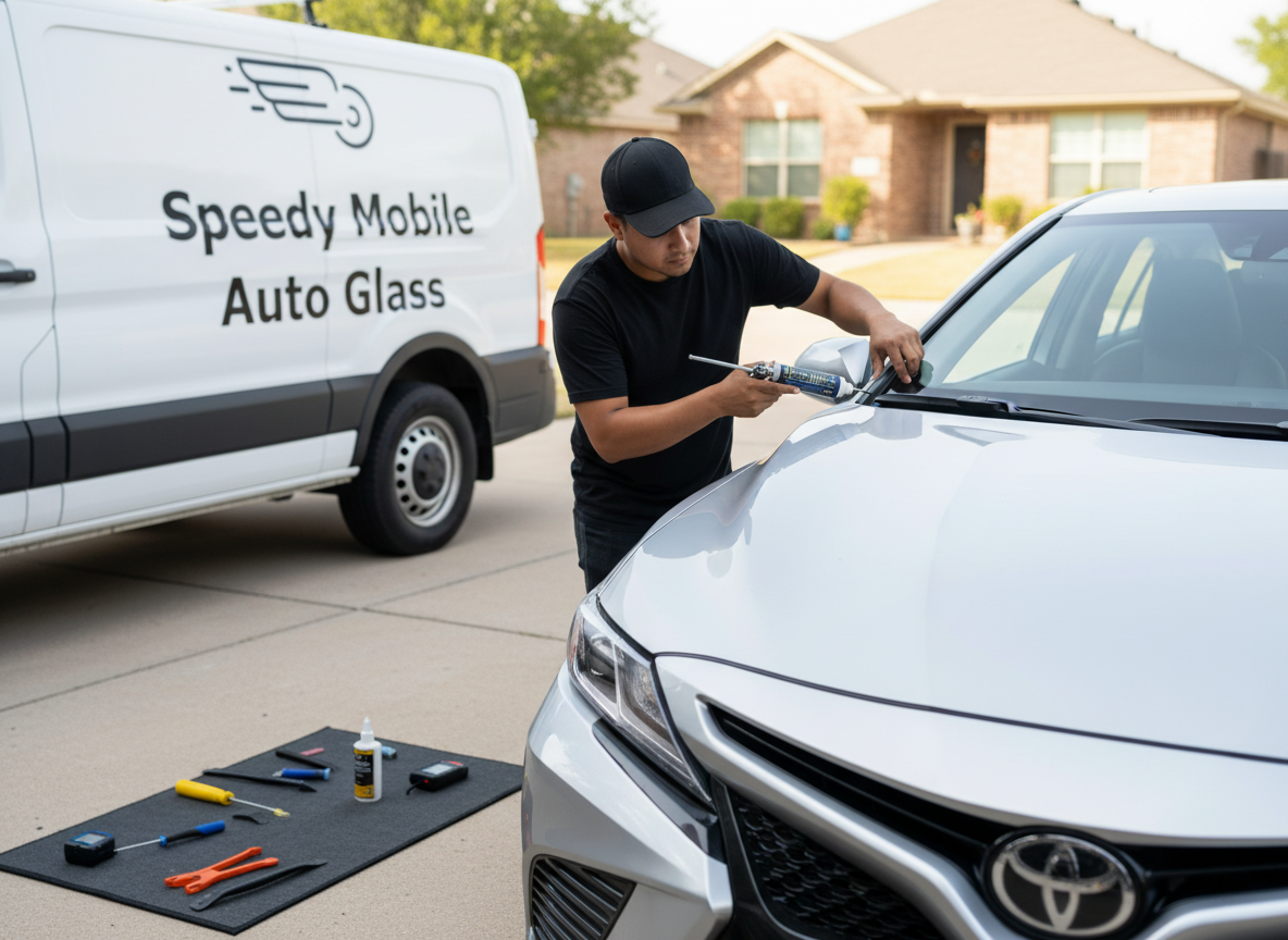 Windshield leak repair service