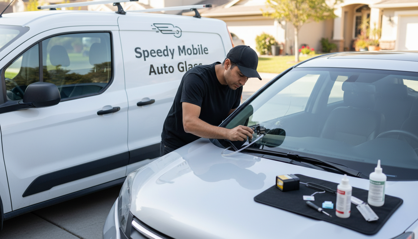 Windshield repair service in Burbank CA